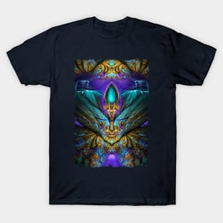 Transcendental Visionary Fractal Manafold Art T-Shirt